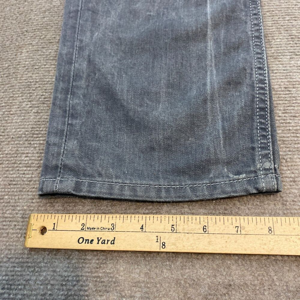 Levi's Jeans Men 36 Fits 37x31 Faded‎ Gray 541 Denim Distressed Straight Fit - Picture 10 of 16